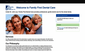 Familyfirstdentalcare.com thumbnail