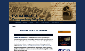 Familyhistory.co.uk thumbnail