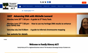 Familyhistoryact.org.au thumbnail