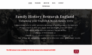 Familyhistoryresearchengland.co.uk thumbnail