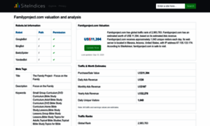 Familyproject.com.siteindices.com thumbnail