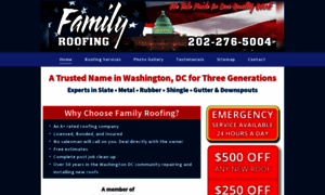 Familyroofingdc.com thumbnail