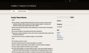 Familytaboostoriesekv.wordpress.com thumbnail