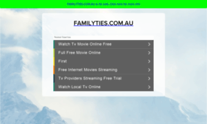 Familyties.com.au thumbnail