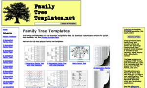 Familytreetemplates.net thumbnail
