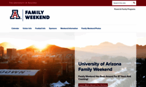 Familyweekend.arizona.edu thumbnail