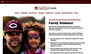 Familyweekend.uchicago.edu thumbnail