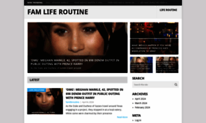 Famliferoutine.site thumbnail