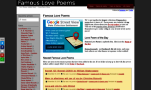 Famous-love-poems.com thumbnail