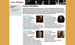 Famous-philosophers.com thumbnail