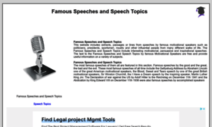Famous-speeches-and-speech-topics.info thumbnail