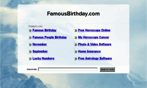 Famousbirthday.com thumbnail