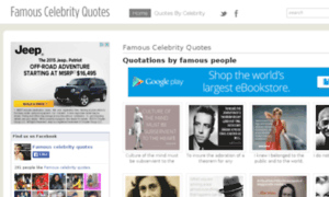 Famouscelebrityquotes.org thumbnail