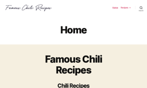 Famouschilirecipes.com thumbnail