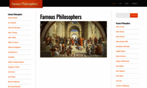 Famousphilosophers.org thumbnail