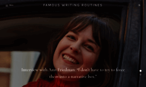 Famouswritingroutines.com thumbnail