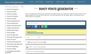 Fancy-text-generator.datagemba.com thumbnail