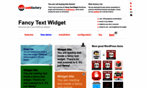 Fancy-text-widget.webfactoryltd.com thumbnail