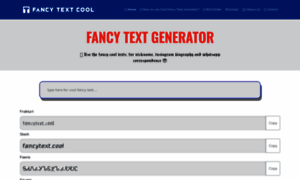 Fancytext.cool thumbnail