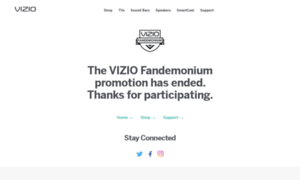 Fandemonium.vizio.com thumbnail