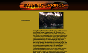 Fanningspringsflorida.com thumbnail