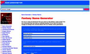 Fantasy.namegeneratorfun.com thumbnail