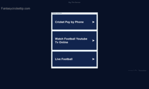 Fantasycrickettip.com thumbnail