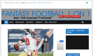 Fantasyfootball1on1.com thumbnail