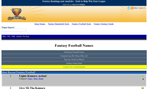 Fantasyfootballnames.com thumbnail