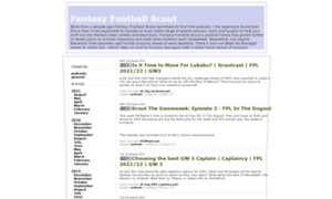 Fantasyfootballscout.libsyn.com thumbnail