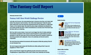 Fantasygolfreport.com thumbnail