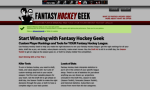 Fantasyhockeygeek.com thumbnail