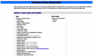 Fantasynamegen.com thumbnail