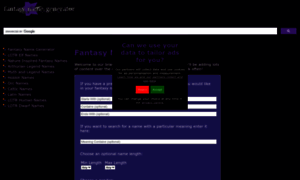 Fantasynamegenerator.org.uk thumbnail
