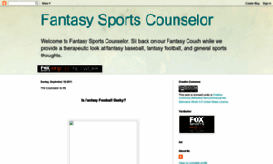 Fantasysportscounselor.blogspot.com thumbnail