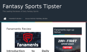 Fantasysportstipster.com thumbnail