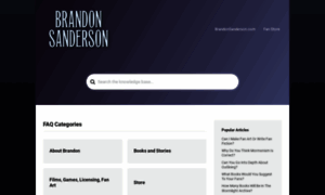 Faq.brandonsanderson.com thumbnail