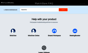 Faq.matchware.com thumbnail