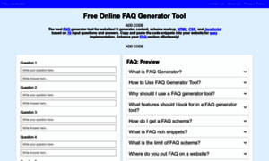 Faqgenerator.co thumbnail