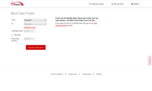 Farefinder.virgintrains.co.uk thumbnail