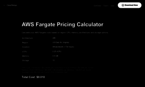 Fargate-pricing-calculator.site.s3-website-us-east-1.amazonaws.com thumbnail