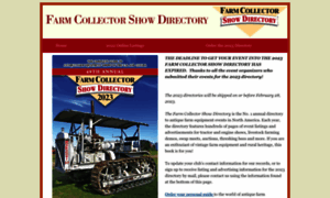 Farmcollectorshowdirectory.com thumbnail