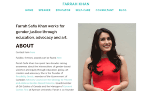 Farrahkhan.ca thumbnail