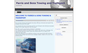 Farrisandsonstowingandtransport.com thumbnail