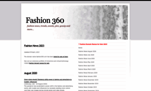 Fashion360.com thumbnail