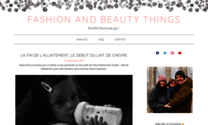 Fashionandbeautythings.fr thumbnail