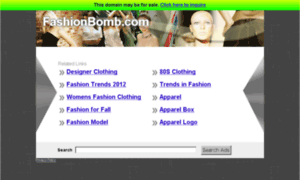 Fashionbomb.com thumbnail
