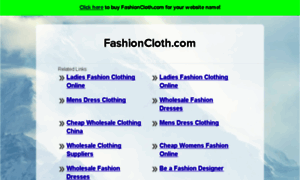 Fashioncloth.com thumbnail