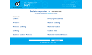 Fashionreporter.ru thumbnail