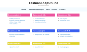 Fashionshoponline.nl thumbnail